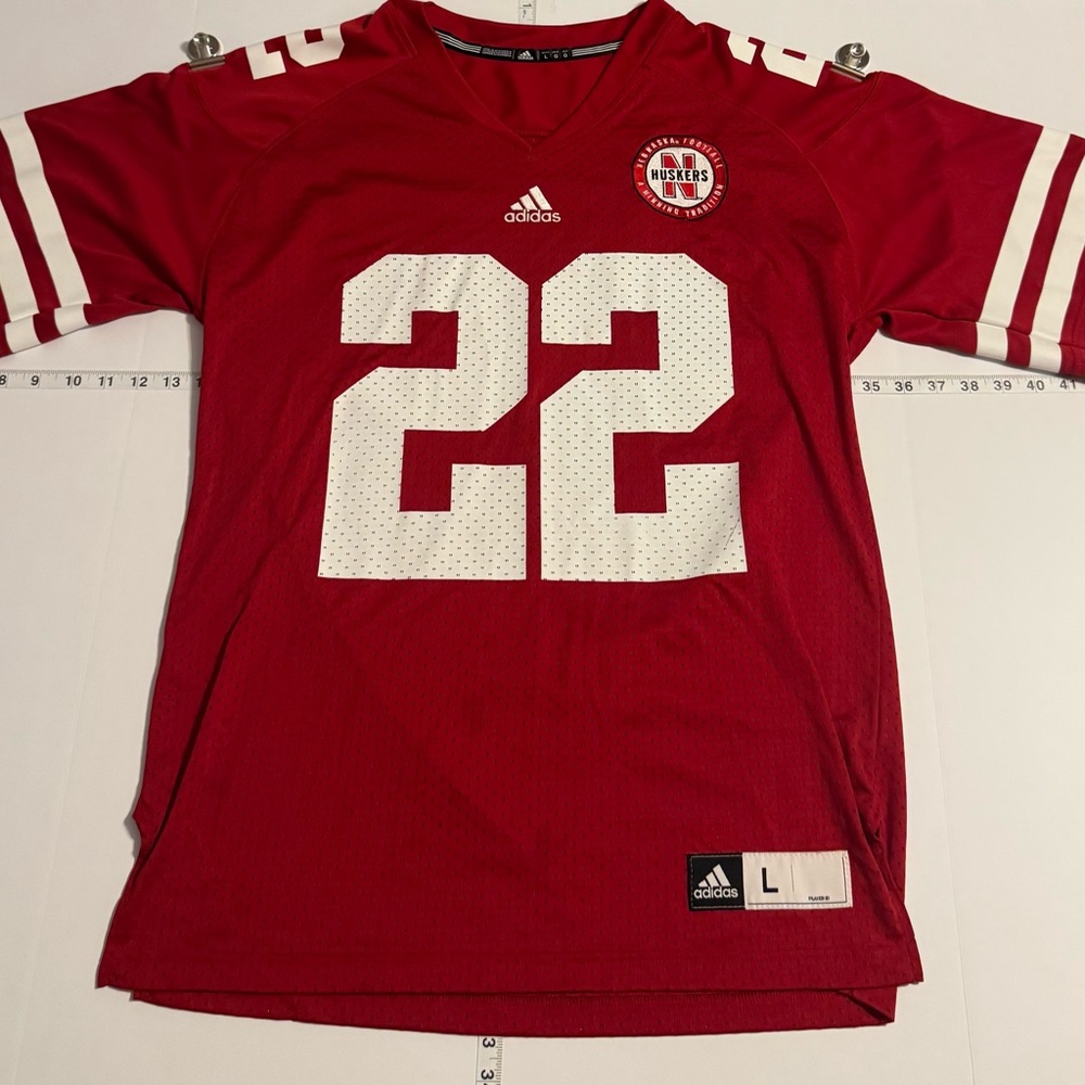 Nebraska Adidas Football Jersey